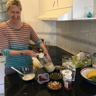 Wendy Hodge cooking